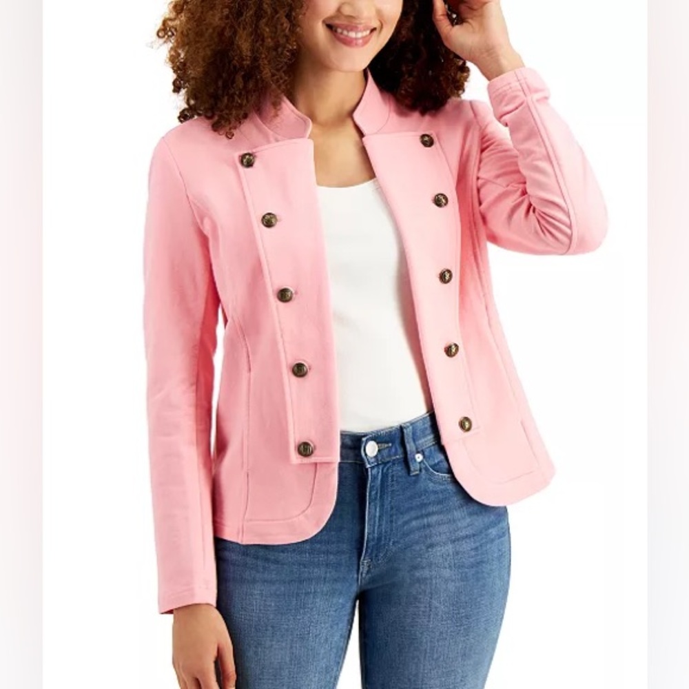 Tommy Hilfiger NWT Pink Band Jacket Size 1x